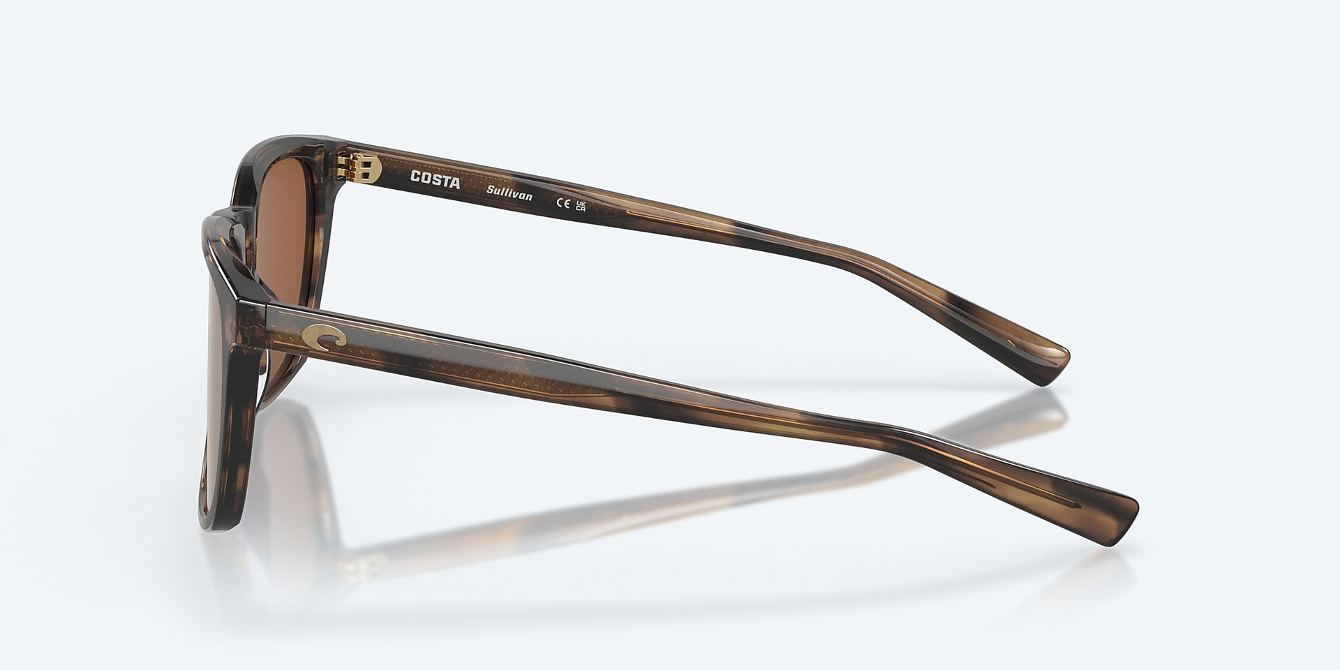 Costa Del Mar Sullivan Sunglasses - Salt Marsh / Copper Silver Mirror