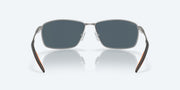 Costa Del Mar Turret Sunglasses - Matte Silver / Gray Silver Mirror