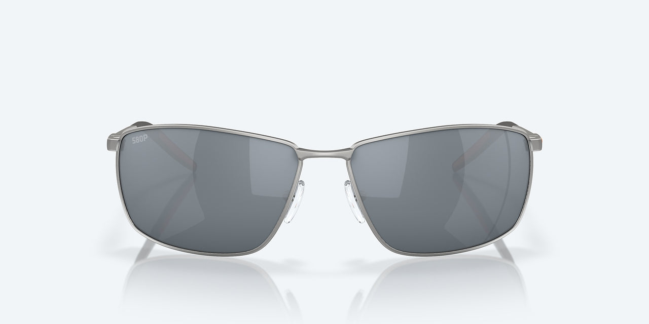 Costa Del Mar Turret Sunglasses - Matte Silver / Gray Silver Mirror