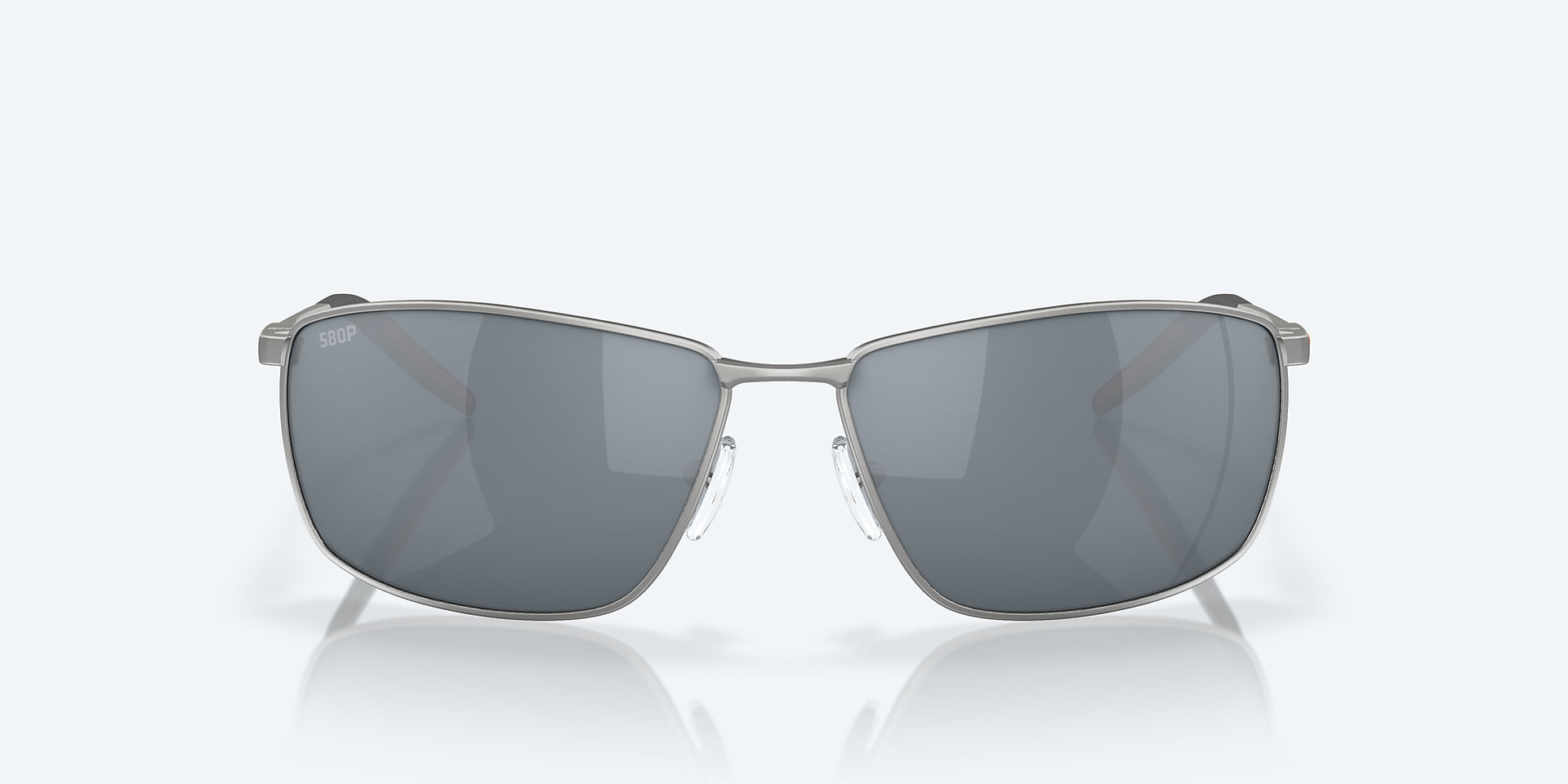 Costa Del Mar Turret Sunglasses - Matte Silver / Gray Silver Mirror