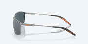 Costa Del Mar Turret Sunglasses - Matte Silver / Gray Silver Mirror