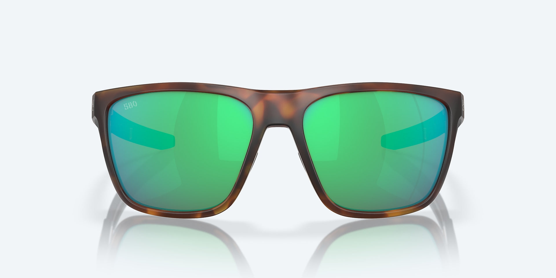 Costa Del Mar Ferg Sunglasses - Matte Tortoise / Green Mirror