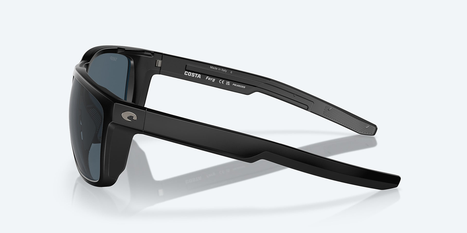 Costa Del Mar Ferg Sunglasses - Matte Black / Gray
