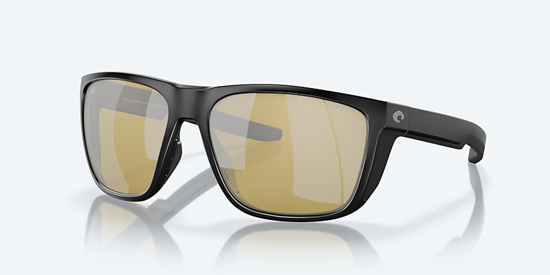 Costa Del Mar Ferg Sunglasses - Matte Black / Sunrise Silver Mirror