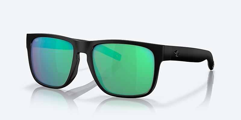 Costa Del Mar Spearo Sunglasses - Blackout / Green Mirror