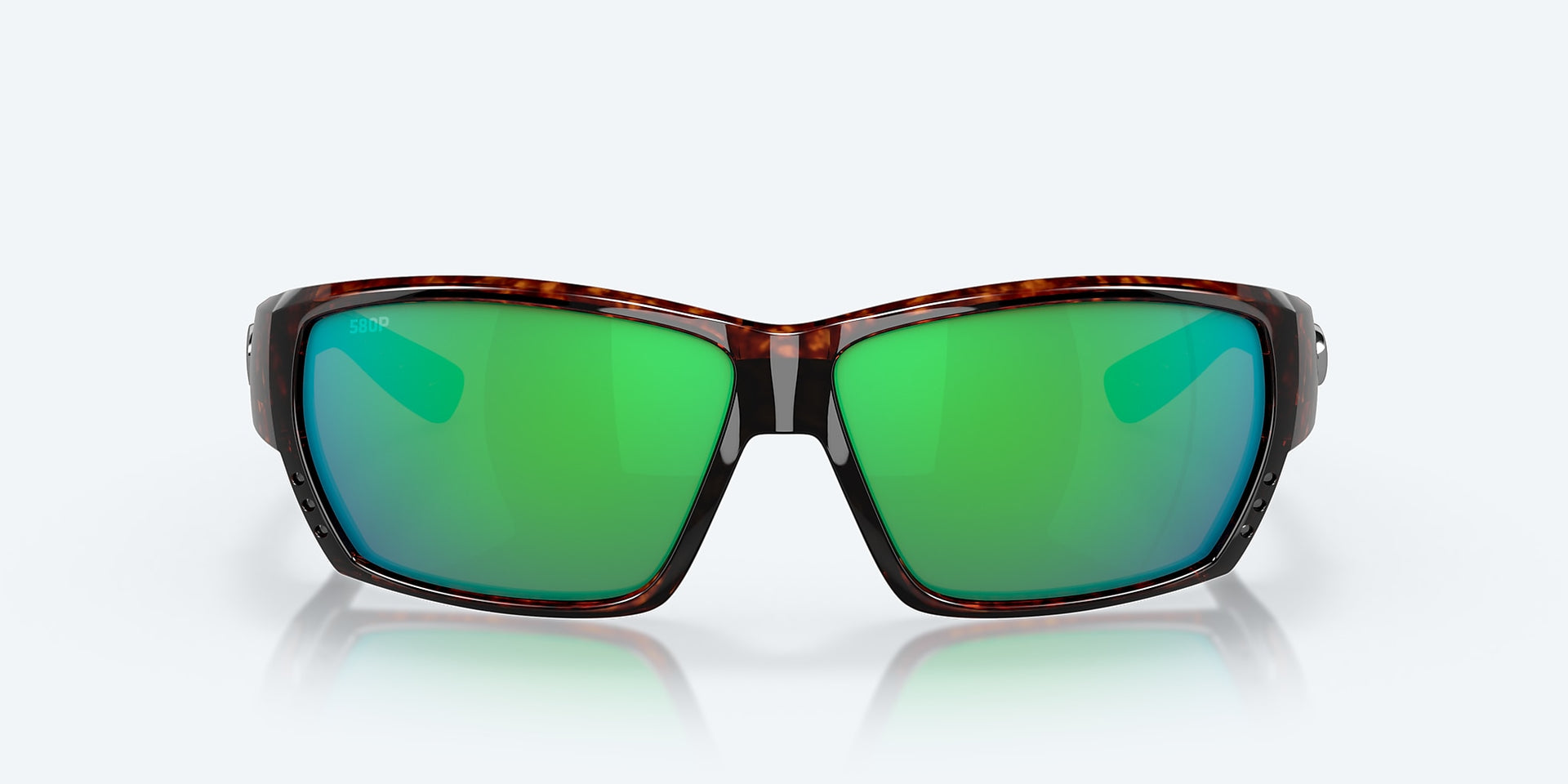 Costa Del Mar Tuna Alley Sunglasses - Tortoise / Green Mirror