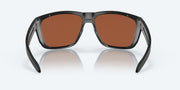 Costa Del Mar Ferg XL Sunglasses - Matte Black / Green Mirror