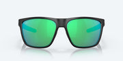 Costa Del Mar Ferg XL Sunglasses - Matte Black / Green Mirror