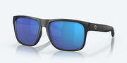 Costa Del Mar Spearo XL Sunglasses - Matte Black / Blue Mirror