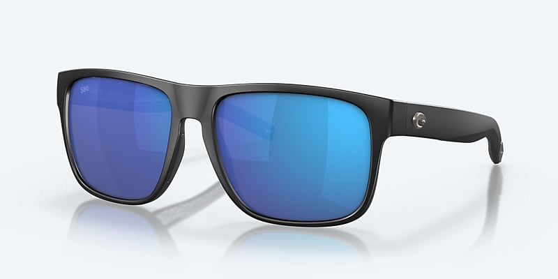 Costa Del Mar Spearo XL Sunglasses - Matte Black / Blue Mirror