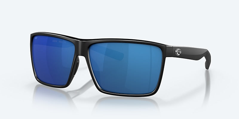 Costa Del Mar Rincon Sunglasses - Matte Black / Blue Mirror