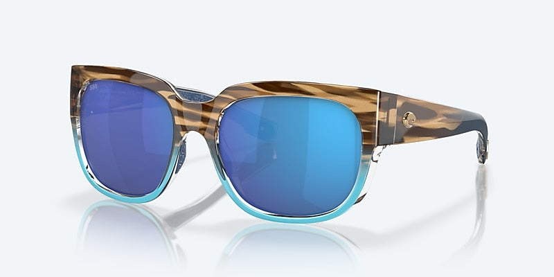 Costa Del Mar Waterwoman Sunglasses - Shiny Wahoo / Blue Mirror
