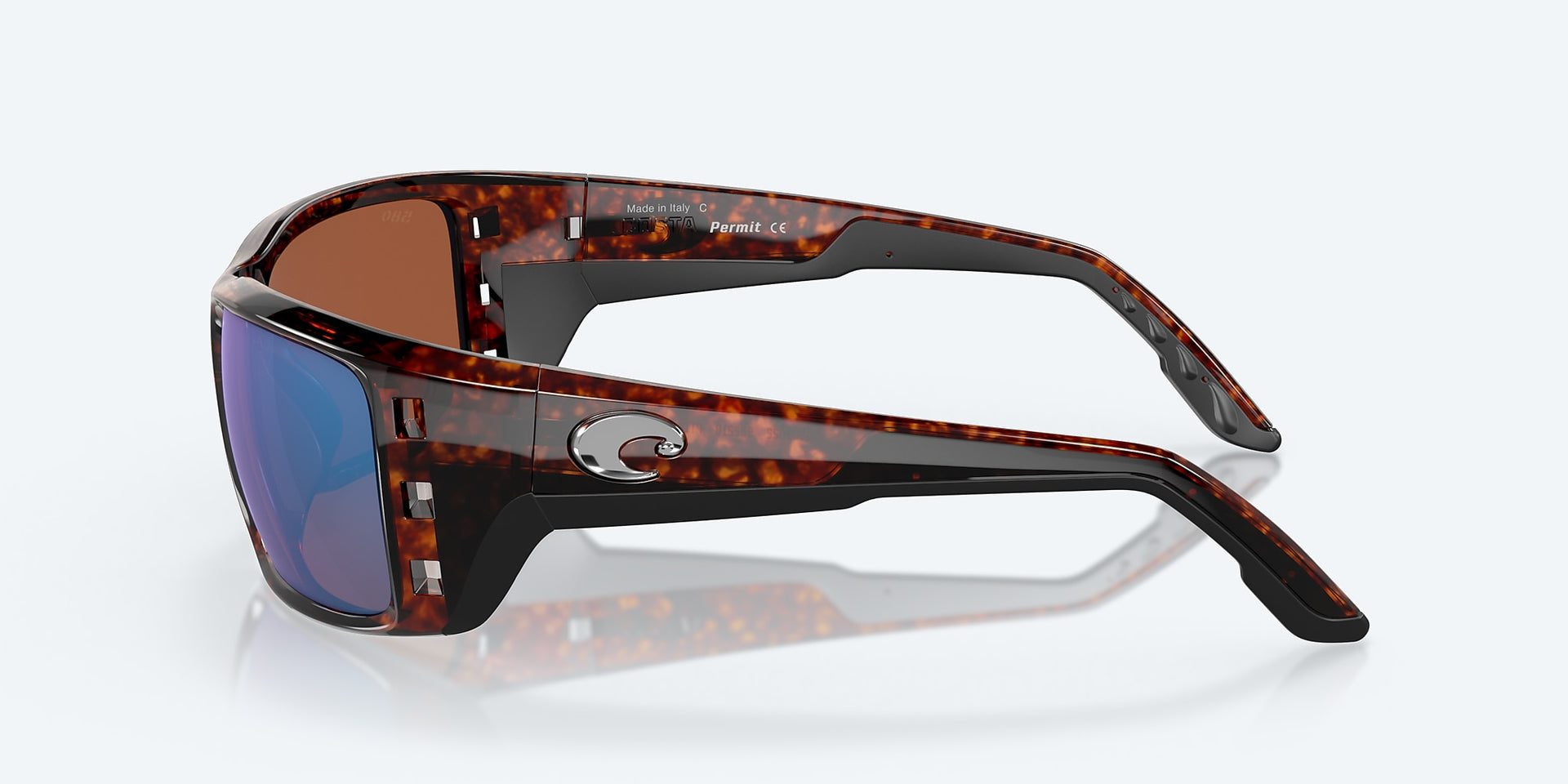Costa Del Mar Permit Sunglasses - Tortoise / Green Mirror