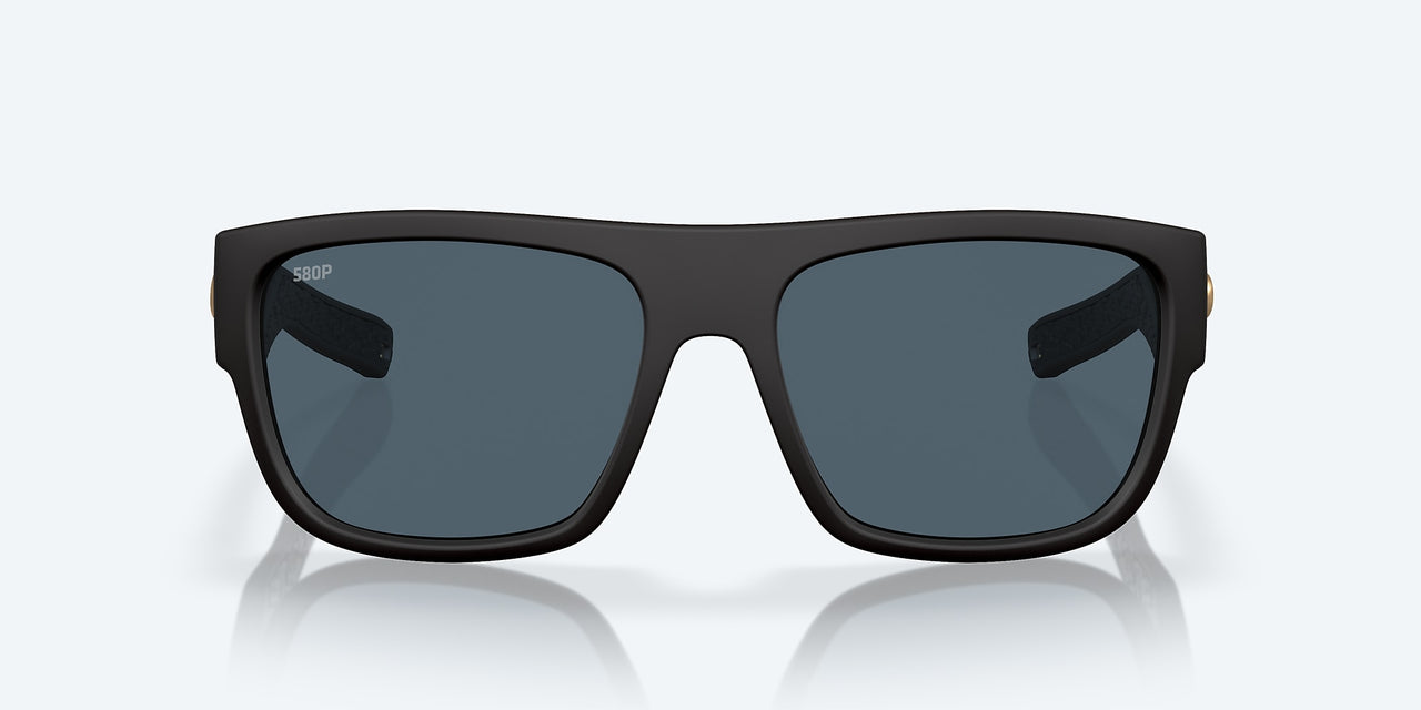 Costa Del Mar Sampan Sunglasses - Matte Black Ultra / Gray