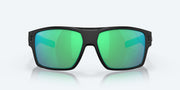 Costa Del Mar Diego Sunglasses - Matte Black / Green Mirror