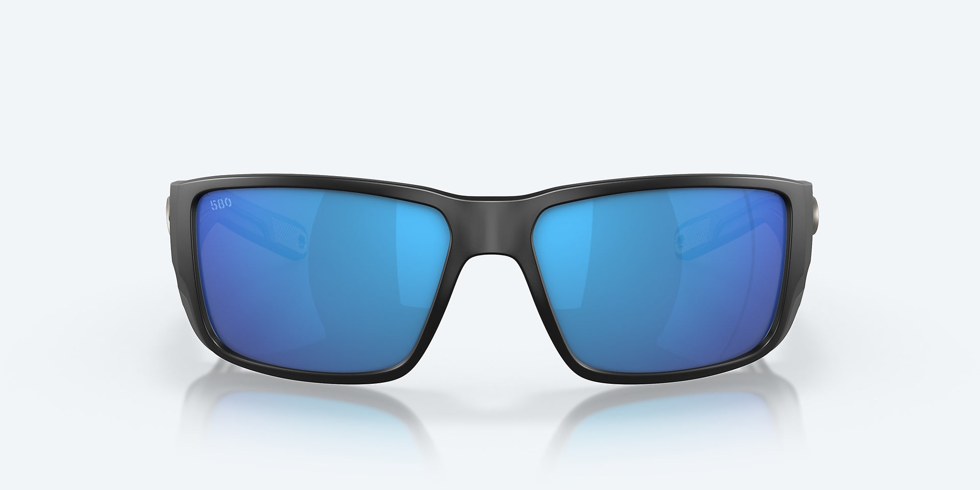 Costa Del Mar Blackfin PRO Sunglasses - Matte Black / Blue Mirror