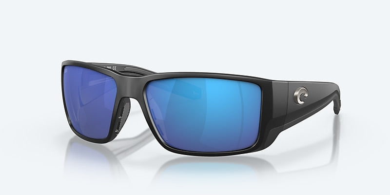 Costa Del Mar Blackfin PRO Sunglasses - Matte Black / Blue Mirror