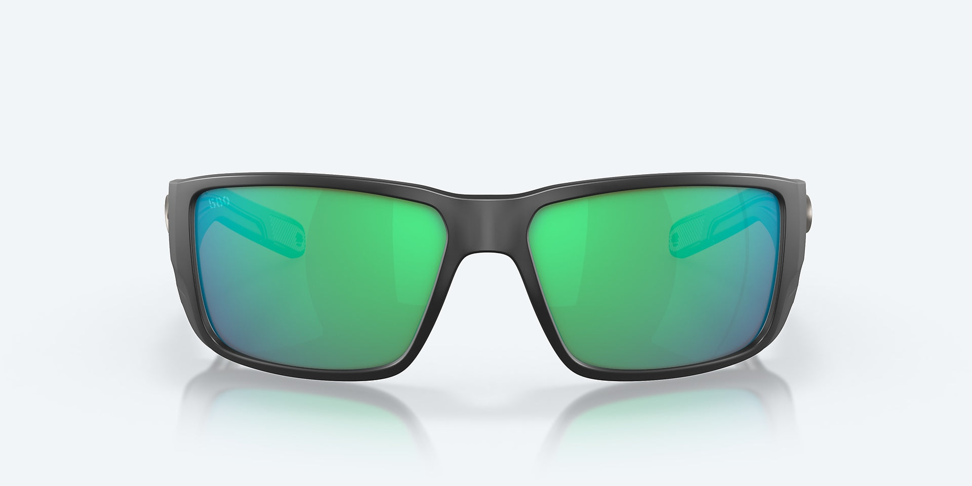Costa Del Mar Blackfin PRO Sunglasses - Matte Black / Green Mirror