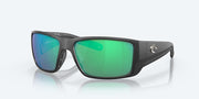 Costa Del Mar Blackfin PRO Sunglasses - Matte Black / Green Mirror