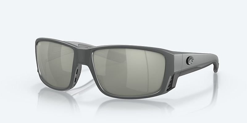 Costa Del Mar Tuna Alley PRO Sunglasses - Matte Gray / Gray Silver Mirror
