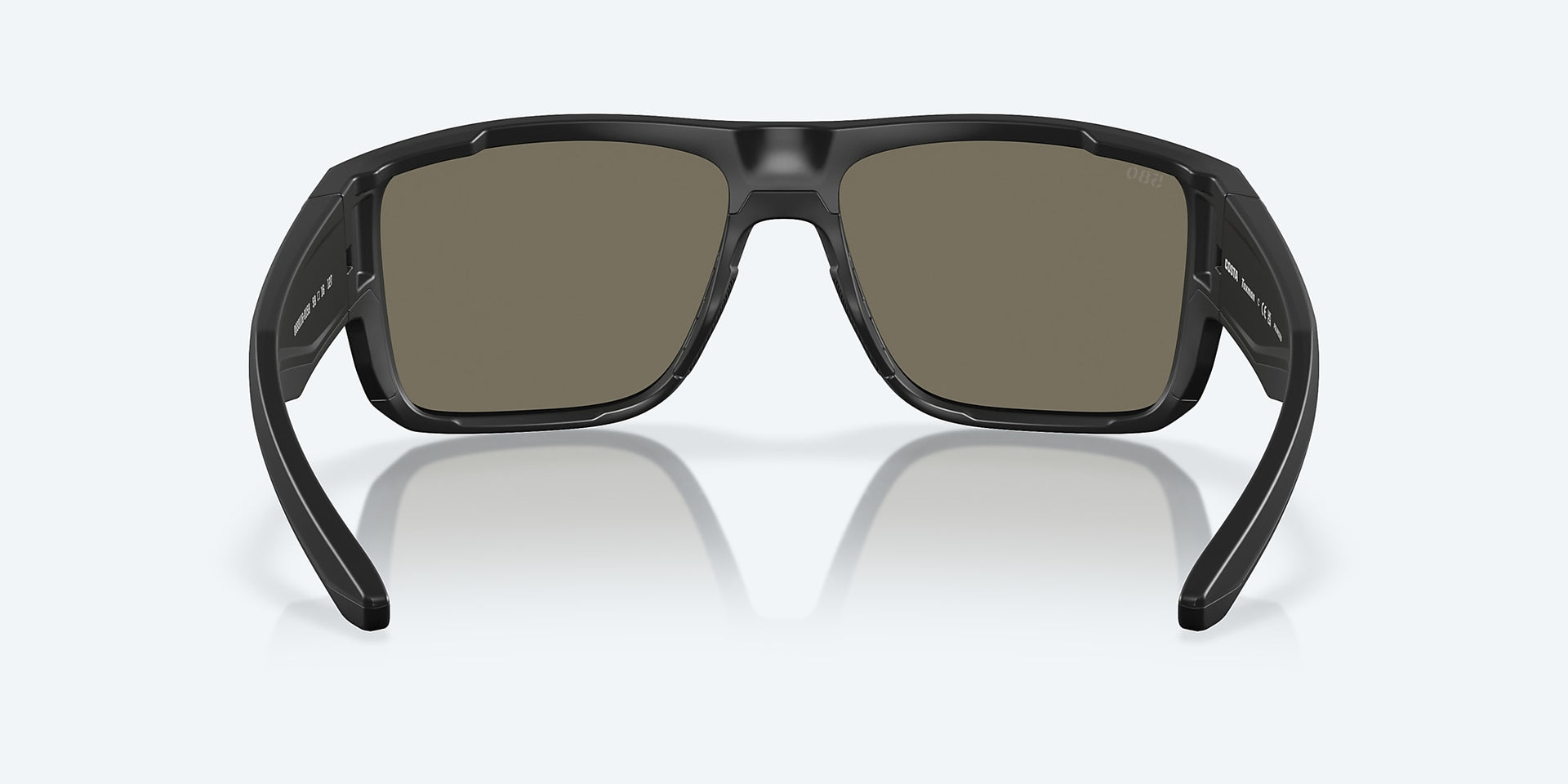 Costa Del Mar Taxman Sunglasses - Matte Black / Blue Mirror
