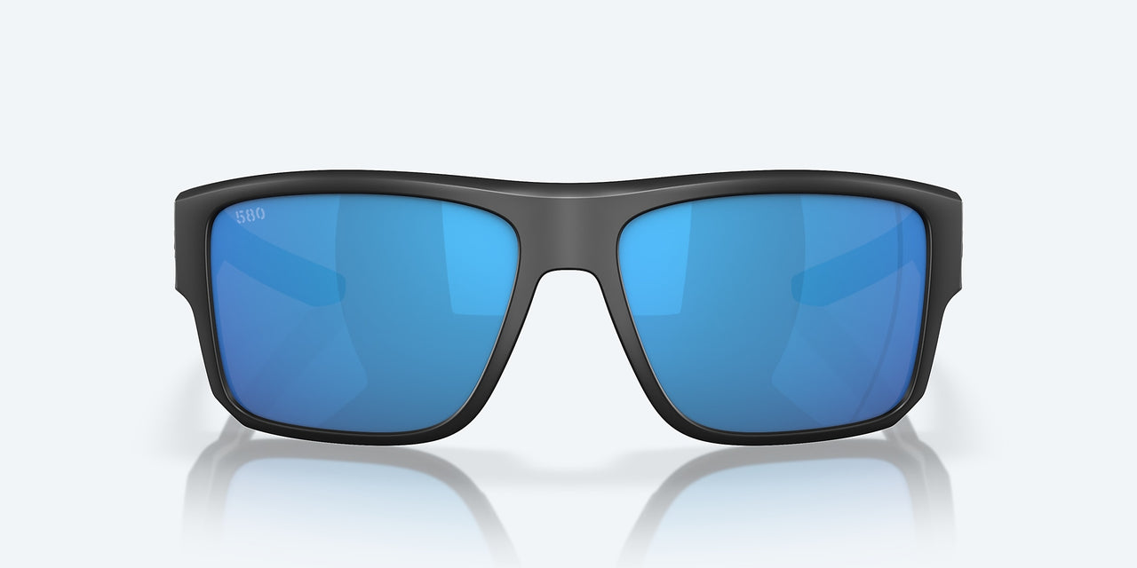 Costa Del Mar Taxman Sunglasses - Matte Black / Blue Mirror