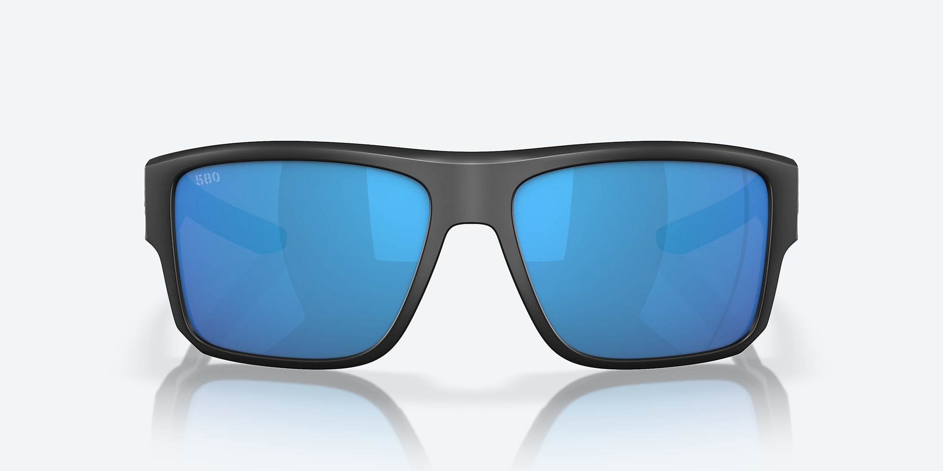 Costa Del Mar Taxman Sunglasses - Matte Black / Blue Mirror