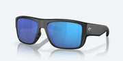 Costa Del Mar Taxman Sunglasses - Matte Black / Blue Mirror