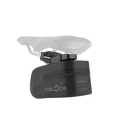 Fidlock PUSH saddle bag 600 with black fabric cover and mounting strap