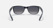 Ray-Ban New Wayfarer sunglasses with dark frame and gradient dark lenses