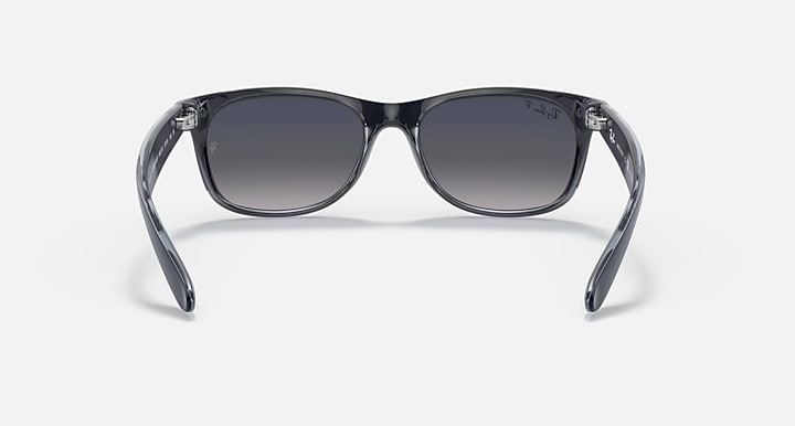 Ray-Ban New Wayfarer sunglasses with dark frame and gradient dark lenses