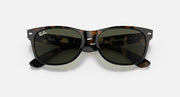 Ray-Ban Wayfarer RB2132 sunglasses, tortoise frame, dark lenses