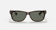 Wayfarer RB2132 sunglasses with dark tortoise frames and gray lenses