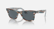 Ray-Ban Wayfarer sunglasses, tortoise frame with dark lenses