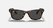 Ray-Ban Original Wayfarer sunglasses, tortoiseshell frame with dark lenses, side view
