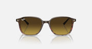 RB2193 sunglasses with dark tortoise frame and dark brown gradient lenses