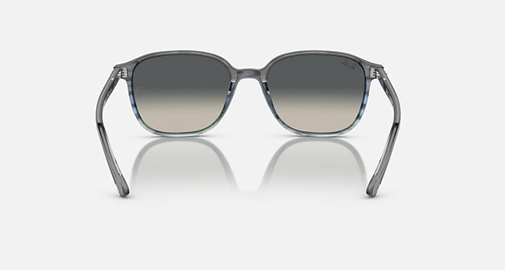 RB2193 sunglasses with gray-blue frame and dark gray tinted lenses