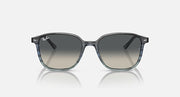 RB2193 sunglasses with dark blue frame and smoky gray tinted lenses