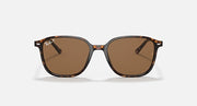Ray-Ban Leonard RB2193 sunglasses with brown lenses and tortoise frame, front