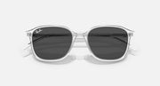Leonard RB2193 sunglasses with clear frame and dark sunglasses lenses