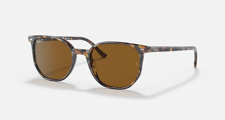 Ray-Ban Elliot RB2197 sunglasses, tortoise frame and brown gradient lenses.
