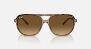 Ray-Ban Bill One sunglasses, Havana frame with brown lenses and keyhole bridge.