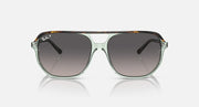Ray-Ban Bill One sunglasses, green frame with dark gradient lenses.