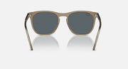 Ray-Ban RB2210 sunglasses with dark frame and dark tinted lenses, front view