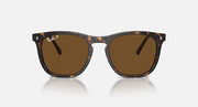 Havana-frame sunglasses with brown tinted lenses, front view