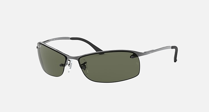 Ray-Ban RB31830 sunglasses, dark green lenses, gunmetal frame