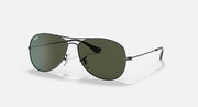 Gunmetal aviator sunglasses with green mirrored lenses and thin metal frame