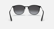 Ray-Ban Erika metal sunglasses with dark lenses and black front frame