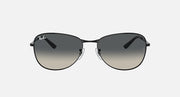 Ray-Ban RB3733 sunglasses, black frame with dark lenses and subtle logo temples