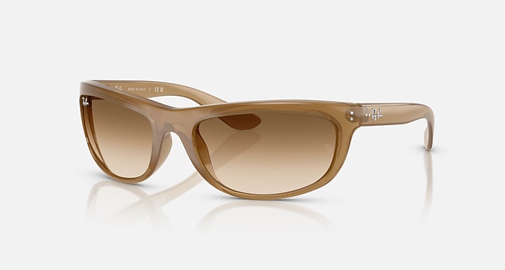 Ray-Ban Balorama RB4089 sunglasses, matte Havana frame with warm brown lenses